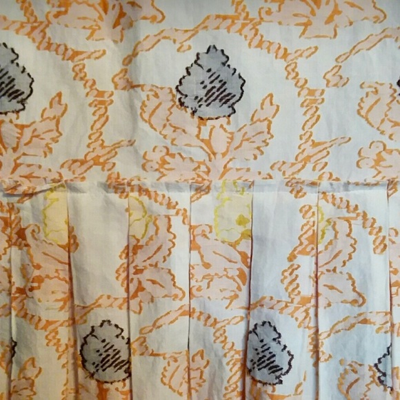 David Meister embroidered pencil skirt w/pleated bottom - Picture 4 of 6